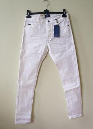 Мужские белые джинсы pike skinny fit scotch&soda оригинал