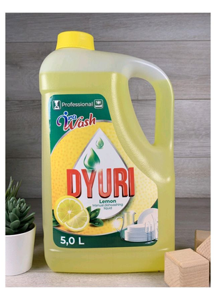 Миючий засіб для посуду ‘’Dyuri’’ Lemon 5 l.