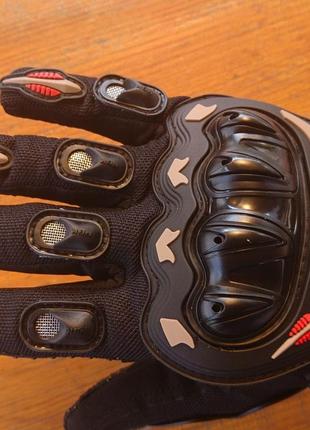 Мото перчатки Alpinestars с защитой костяшек летние L, XL