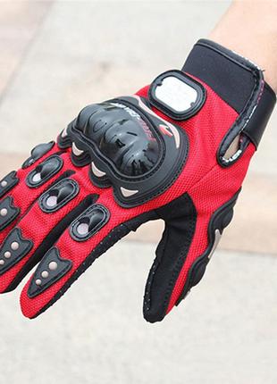 Мото рукавички ProBiker із захистом кісточок літні L, XL