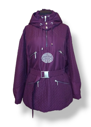 Винтаж apart active женская куртка худи с капюшоном фиолетовая