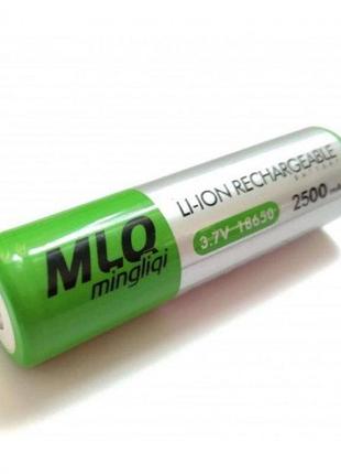 Аккумулятор MLQ Li-Ion mingliqi 18650 с защитой, емкость 2500 ...