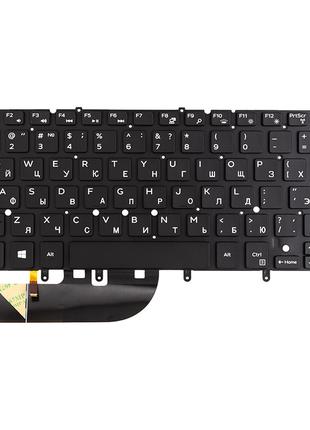 Клавіатура для ноутбука DELL XPS 13 9360 чорна, без фрейму, пі...