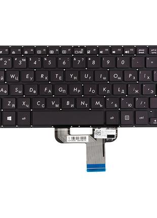 Клавіатура для ноутбука ASUS Zenbook RX410U чорна, без фрейму,...