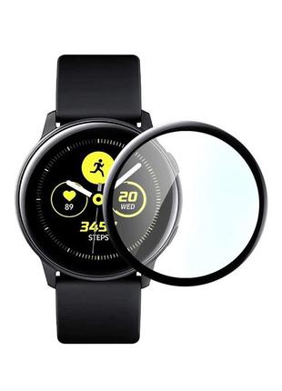Защитное стекло 3D с рамкой для смарт часов Samsung Watch Gear...