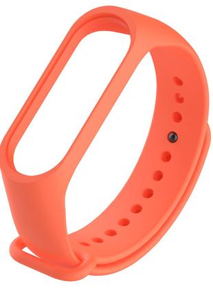 Ремешок для фитнес-браслета Xiaomi Mi Band 3 и 4 оранжевый