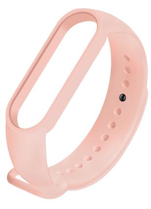 Ремешок для фитнес-браслета Xiaomi Mi Band 5, 6, 7 бледно-розовый
