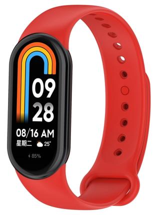 Ремешок для фитнес браслета Xiaomi Mi Band 8 красный