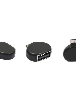 Адаптер переходник Remax USB to Micro USB Black