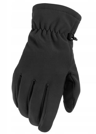 Зимові рукавички Mil-Tec Softshell Thinsulate чорні S