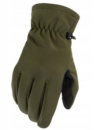 Зимові рукавички Mil-Tec Softshell Thinsulate Olive S