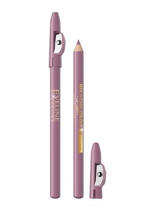 Контурный карандаш для губ eveline cosmetics max intense colou...