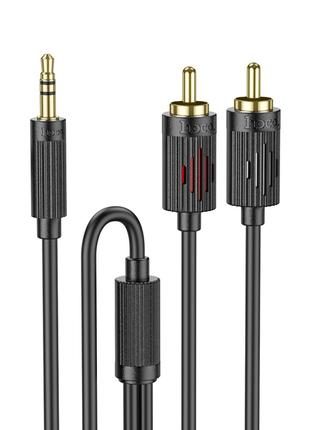 Аудио кабель с AUX mini-Jack 3,5 мм на Double RCA тюльпан Hoco...