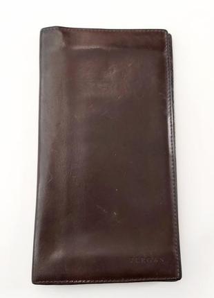Genuine leather портмоне кожаное мужское
