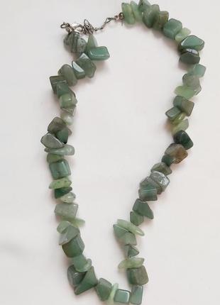 Ожерелье нефрит колье ожерелье натуральный камень