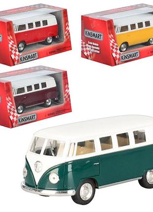 Модель автобус 5" KT5060W VOLKSWAGEN CLASSICAL BUS (1962) мета...