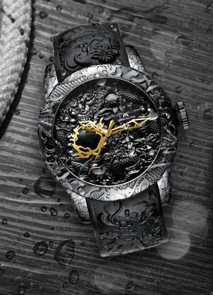 Дизайнерские мужские наручные стильные часы с японским кварцев...