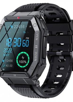 Стильные мужские смарт часы Smart Everest Black