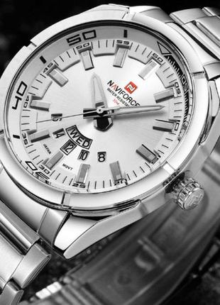 Классические стильные кварцевые часы с японским механизмом Nav...