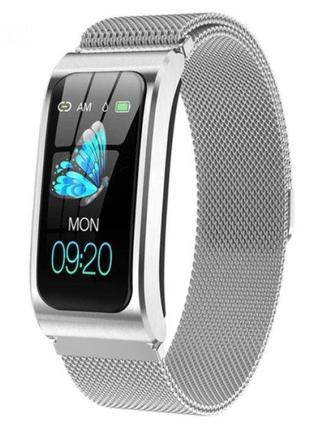 Элегантные женские смарт часы Smart Mioband PRO Silver