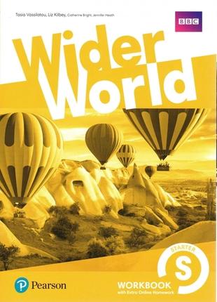 Wider World Starter Workbook with Online Homework