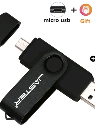 Флешка, Usb, micro USB, Tape C,флеш накопичувач Jaster 128 Гб