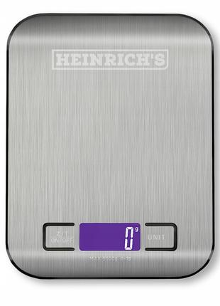Весы кухонные электронные до 5 кг HEINRICH'S HWG 8441