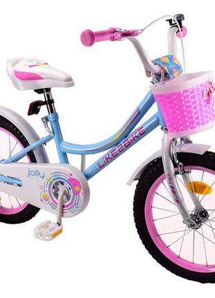 Велосипед детский 2-х колесный 18'' 211812 Like2bike Jolly, го...