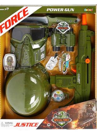 Игрушечный Военный набор, 34400, оружие+аксессуары, в коробке ...