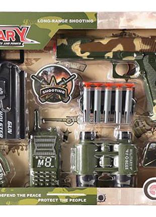 Игрушечный Военный набор, 558-152, с поролоновыми пулями, в ко...