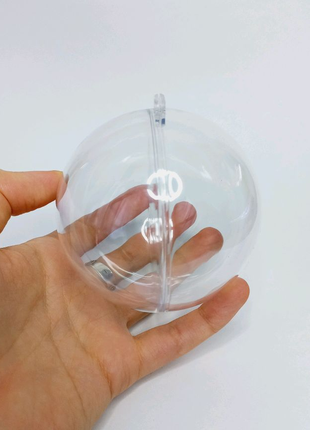 Пластикова форма Прозора Куля 8см