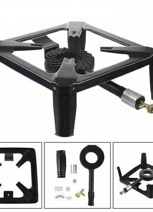 Газовая горелка (плита) Чугунная 400x400х150 мм(МА100)