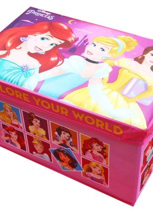 Корзина-сундучок для игрушек, D-3530, Принцессы, пакет. 40*25*...