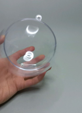Пластикова форма Прозора Куля 10см