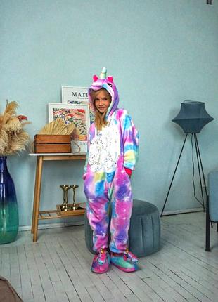 Детская пижама кигуруми Единорог Искорка, пижама для детей