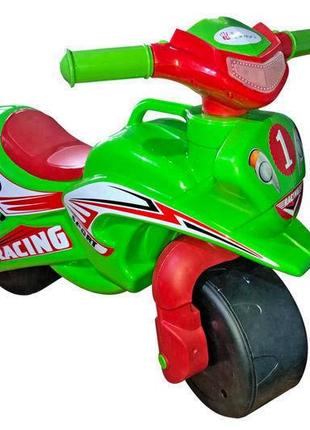 Детская каталка толокар Мотоцикл "Sport" зеленый 0138/50 DOLONI