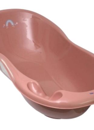 Ванночка детская 86 см "METEO" со сливом (розовая) ME-004 ODPL...