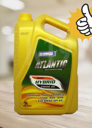 Моторное масло Atlantic Green-Hybrid 0W-20 5л