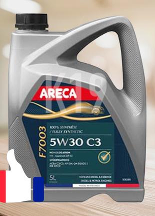 Areca F7003 5W-30 полностью синтетическое моторное масло 5л