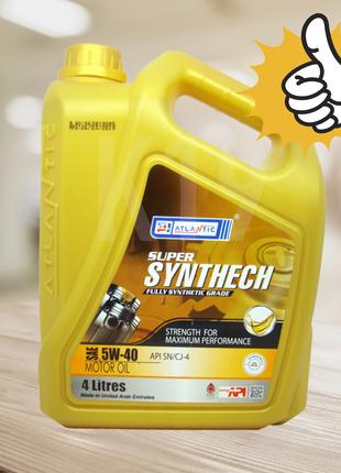 ATLANTIC SYNTHECH SUPER 5W-40 синтетическое моторное масло 4л