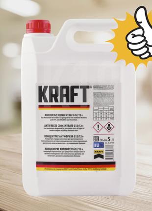 Антифриз концентрат KRAFT G12/G12+ (червоний)