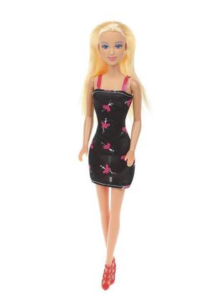 Детская кукла "Fashion girl" DEFA Bambi 8451-BF, 29 см (Черный)
