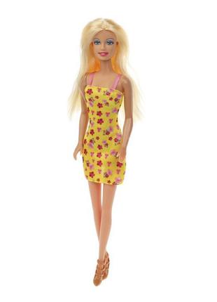 Детская кукла "Fashion girl" DEFA Bambi 8451-BF, 29 см (Желтый)