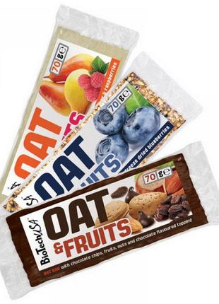 OAT and Fruits (70 g, yogurt-pear-raspberry) 18+