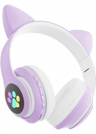 Беспроводные Bluetooth наушники с ушками Cat Ear VZV-23M/ 7805...