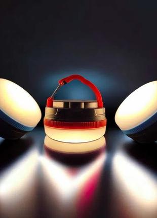 Світлодіодний кемпінговий ліхтар /на батарейках з магніт основою