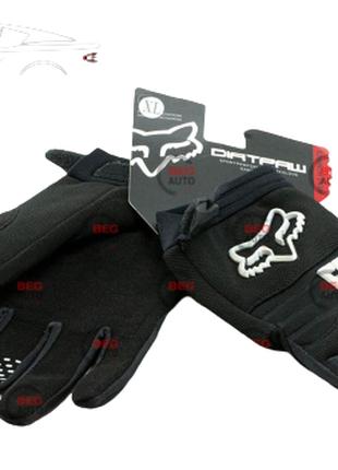 Перчатки с пальцами FOX DIRTPAW (мод: 030, размер:XL, черные)