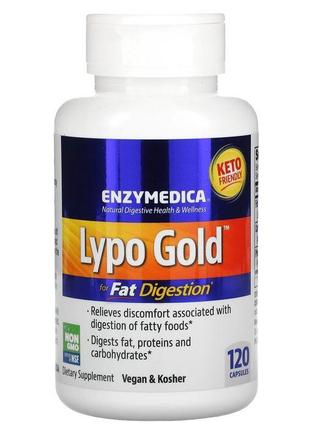 Натуральная добавка Enzymedica Lypo Gold, 120 капсул
