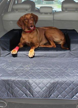 Лежак для Собак в машину Elegant Black вологостійкий 90х70х20см