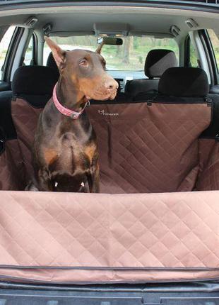 Автогамак для собак в багажник Elegant Brown 100х90х33см